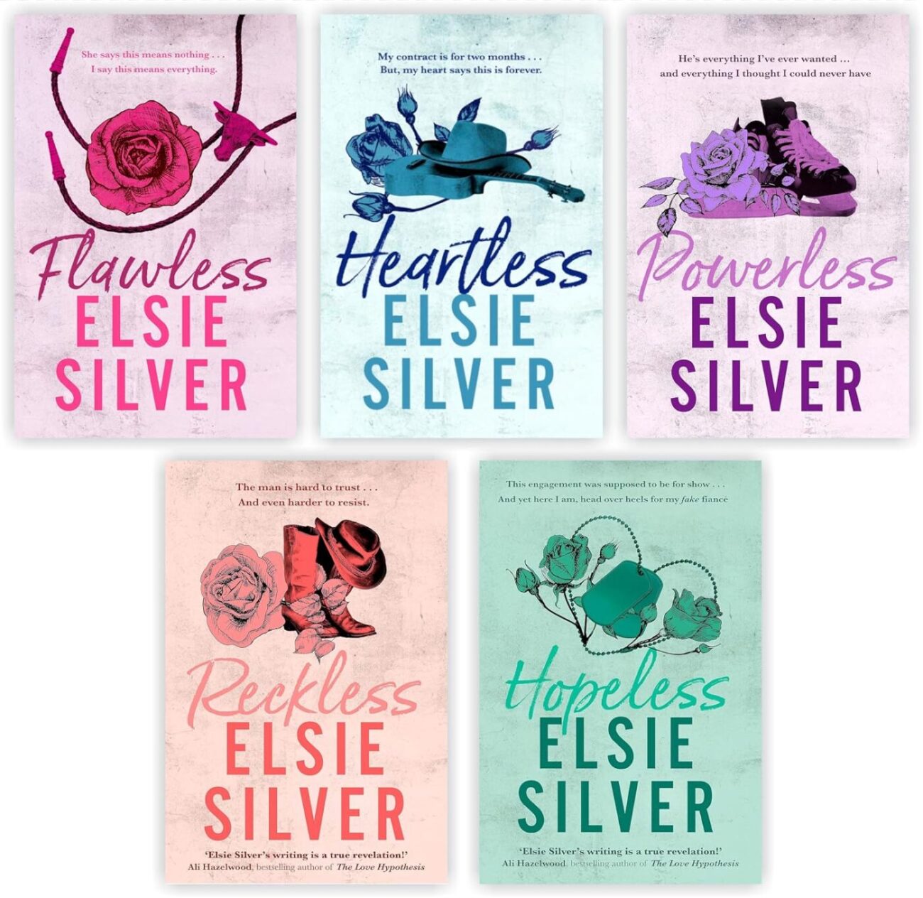 Chestnut Springs Series By Elsie Silver 5 Books collection set